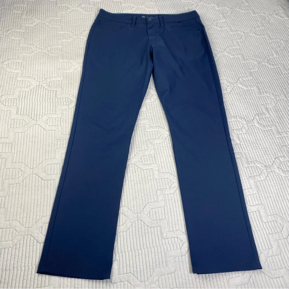Travis Mathew Men's Navy Blue Chinos